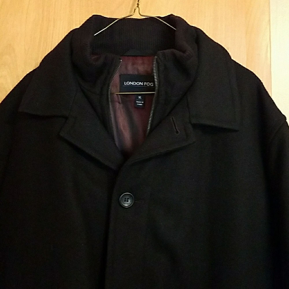 London Fog Mens Wool Coat